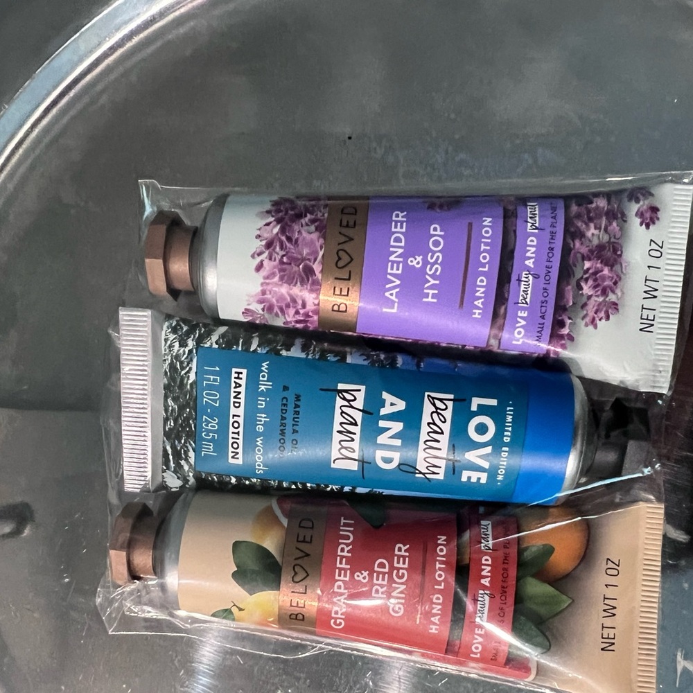 Hand Lotion Set - Lavender, Blue, and Orange